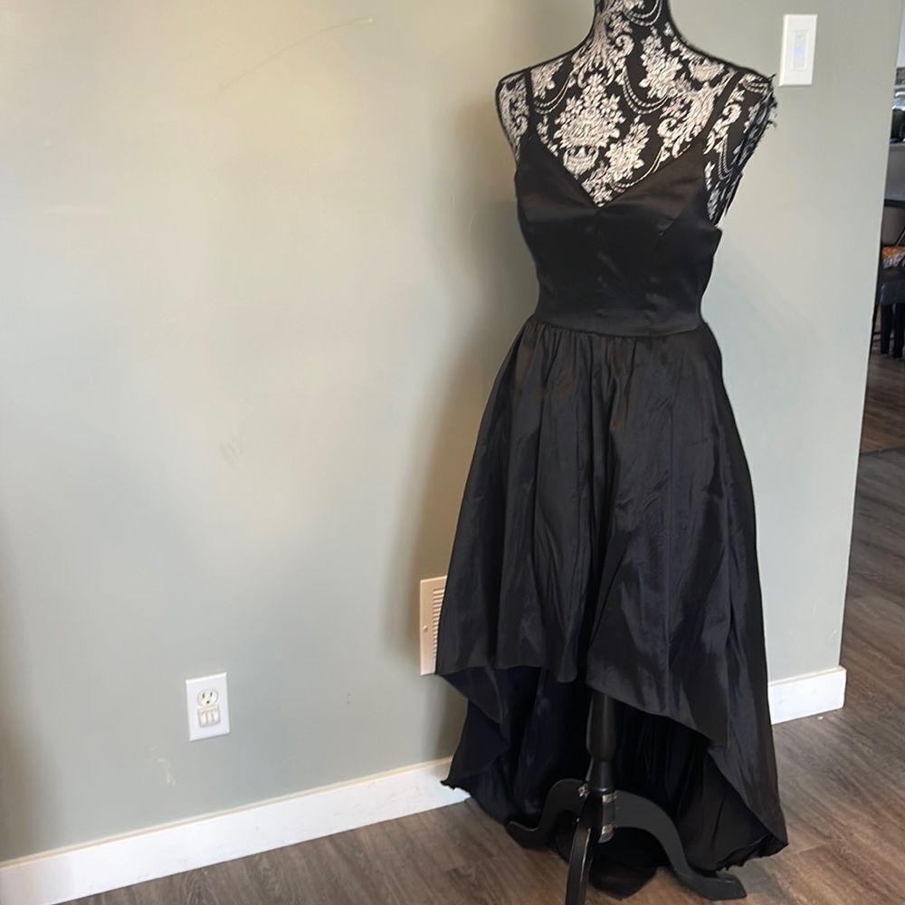 Betsy & Adam Black Evening Dress. NEW